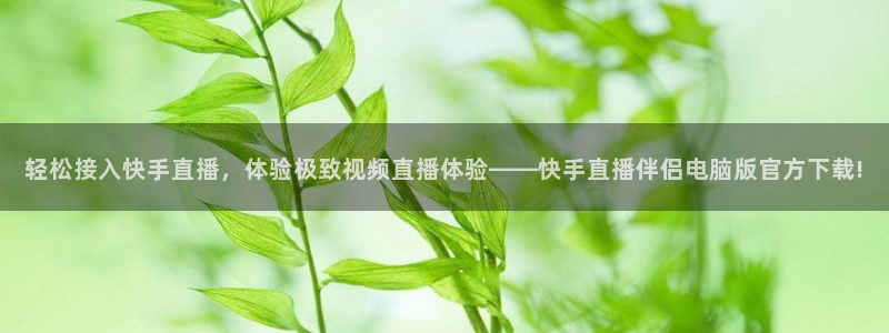 178直播足球直播在线：轻松接入快手直播，体验极致视频直播体验——快手直播伴侣电脑版官方下载!